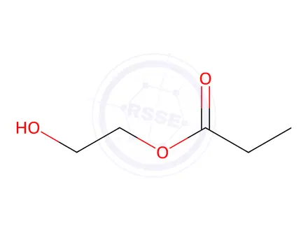 Chemical structure of Propionic acid 2-hydroxyethyl ester