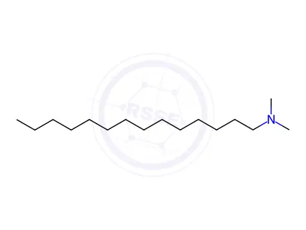 Chemical structure of N,N-Dimethyltetradecylamine