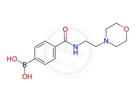 Chemical structure of 4-(2-Morpholinoethylcarbamoyl)phenylboronic acid