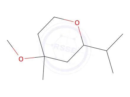 Chemical structure of 2H-Pyran,tetrahydro-4-methoxy-4-methyl-2-(1-methylethyl)-(9CI)