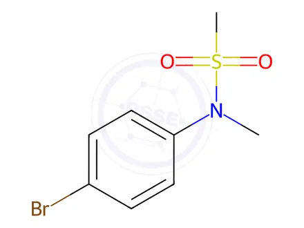 Chemical structure of N-(4-bromophenyl)-N-methylmethanesulfonamide