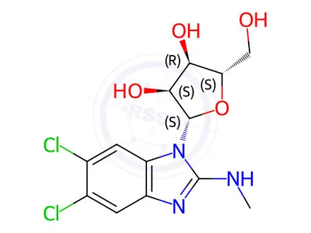 Chemical structure of Maribavir Impurity 81