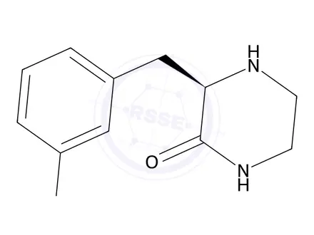 Chemical structure of (R)-3-(3-Bromobenzyl)piperazin-2-one