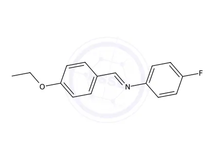 Chemical structure of 1-(4-Ethoxyphenyl)-N-(4-fluorophenyl)methanimine