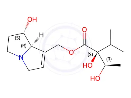 Chemical structure of Rinderine