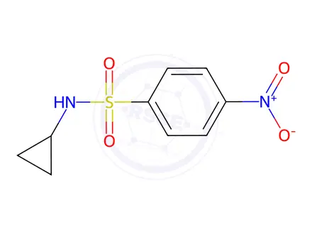 Chemical structure of N-Cyclopropyl 4-Nitrophenylsulfonamide