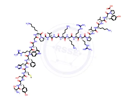 Chemical structure of Tetracosactide EP Impurity J