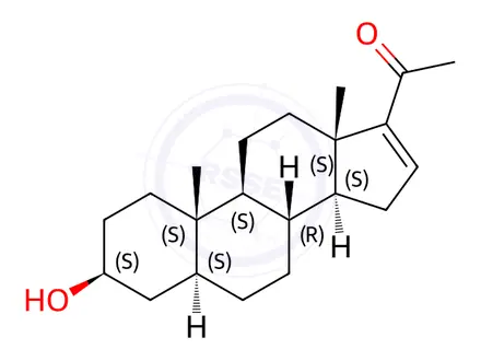 Chemical structure of Pregnenolone Impurity 11