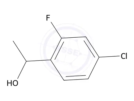Chemical structure of 1-(4-Chloro-2-fluorophenyl)ethanol