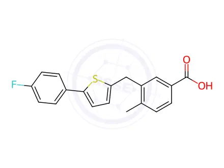 Chemical structure of Canagliflozin Impurity 212