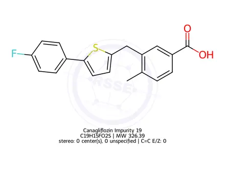 Chemical structure of Canagliflozin Impurity 212