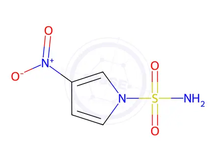 Chemical structure of 3-Nitro-1H-pyrrole-1-sulfonamide