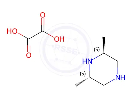 Chemical structure of (2S,6S)-2,6-dimethylpiperazine;oxalic acid