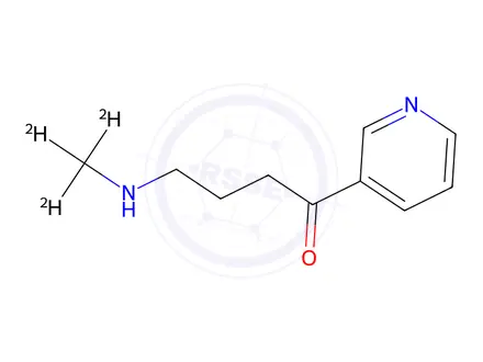 Chemical structure of Nicotine Impurity-d3