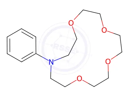 Chemical structure of N-Phenylaza-15-crown 5-Ether