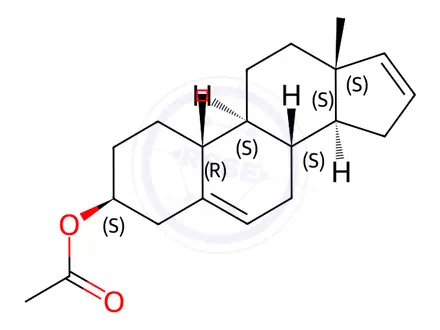 Chemical structure of Abiraterone Acetate Impurity 138