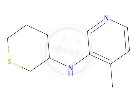 Chemical structure of 4-Methyl-N-(tetrahydro-2h-thiopyran-3-yl)pyridin-3-amine