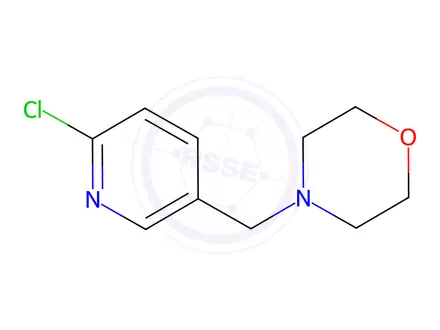 Chemical structure of 4-[(6-Chloropyridin-3-yl)methyl]morpholine