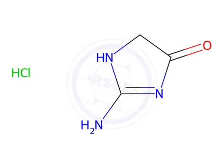Chemical structure of 2-Amino-1H-imidazol-5(4H)-one hydrochloride