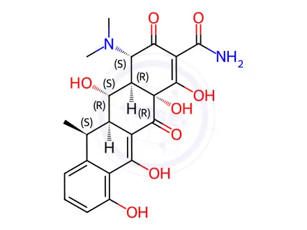 Chemical structure of 6-epidoxycycline