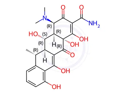 Chemical structure of Doxycycline Hyclate EP Impurity C