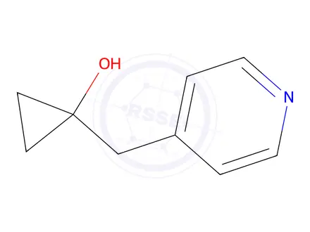 Chemical structure of 1-(Pyridin-4-ylmethyl)cyclopropan-1-ol