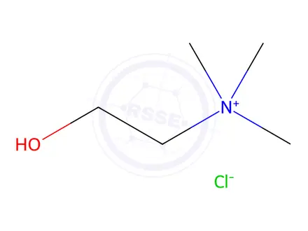 Chemical structure of Choline Chloride