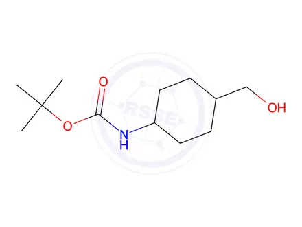 Chemical structure of (4-Hydroxymethyl-cyclohexyl)-carbamic acid tert-butyl ester