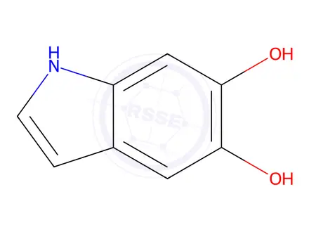 Chemical structure of 5,6-Dihydroxyindole