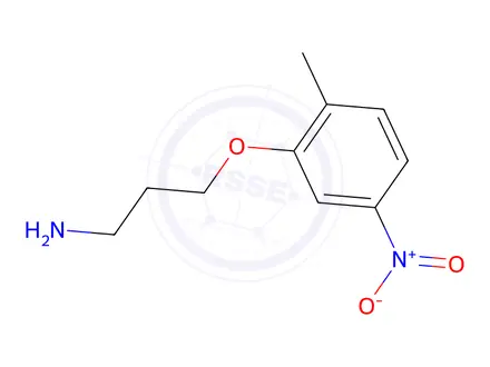 Chemical structure of 3-(2-Methyl-5-nitrophenoxy)propan-1-amine