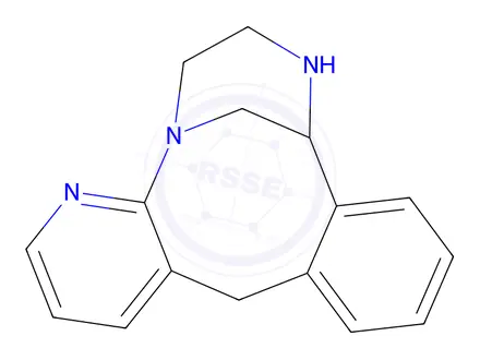 Chemical structure of 7,8,9,14-tetrahydro-6H-5,9-methanobenzo[h]pyrido[2,3-e][1,4]diazecine