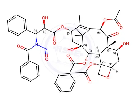 Chemical structure of N-Nitroso Paclitaxel