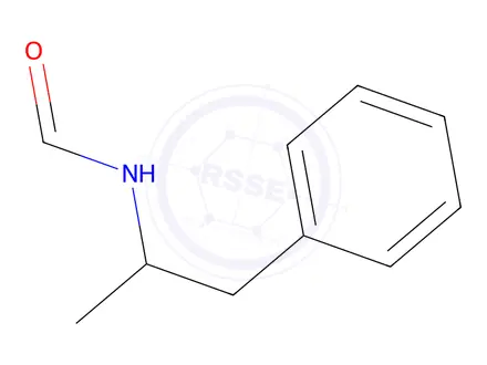 Chemical structure of rac-N-Formylamphetamine