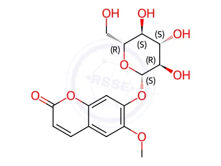 Chemical structure of Scopolin