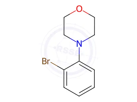 Chemical structure of 4-(2-Bromophenyl)morpholine