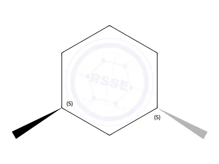Chemical structure of Trans-1,3-dimethylcyclohexane