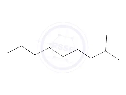 Chemical structure of isodecane