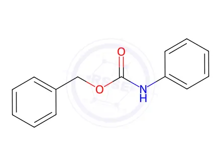 Chemical structure of Phenylcarbamic acid phenylmethyl ester