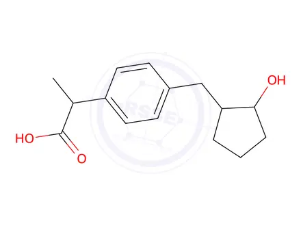 Chemical structure of Loxoprofen Impurity J