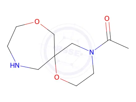 Chemical structure of 1-(1,8-Dioxa-4,11-diazaspiro[5.6]dodecan-4-yl)ethan-1-one