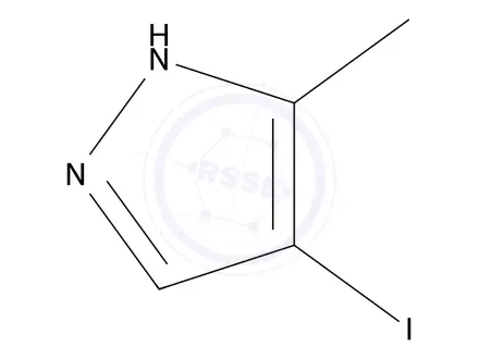 Chemical structure of 3-Methyl-4-iodopyrazole