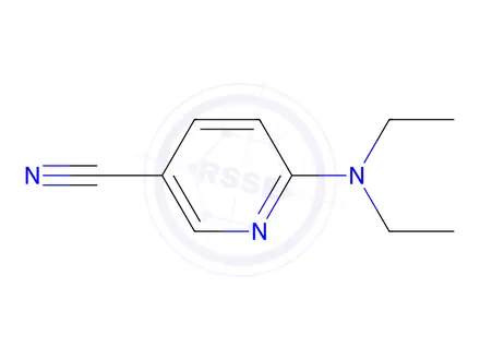 Chemical structure of 6-(diethylamino)pyridine-3-carbonitrile