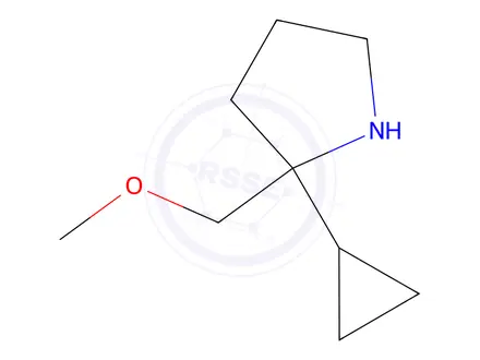 Chemical structure of 2-Cyclopropyl-2-(methoxymethyl)pyrrolidine
