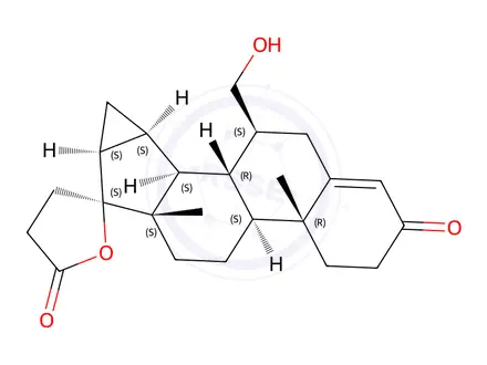 Chemical structure of Drospirenone EP Impurity B