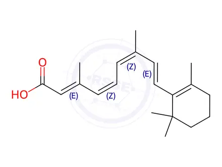 Chemical structure of Vitamin A Impurity 91