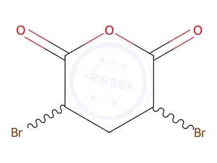 Chemical structure of 3,5-Dibromodihydro-2H-pyran-2,6(3H)-dione