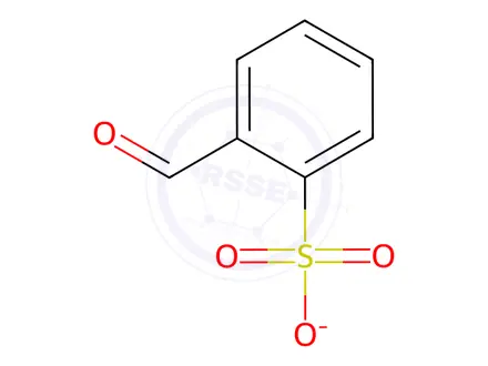 Chemical structure of 2-FORMYLBENZENESULFONIC ACID, SODIUM SALT HYDRATE