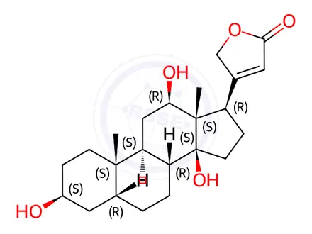 Chemical structure of Digoxin EP Impurity C