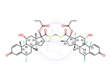 Chemical structure of Fluticasone Propionate Impurity 79