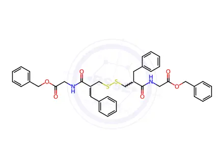 Chemical structure of Deacetyl Racecadotril Disulfide